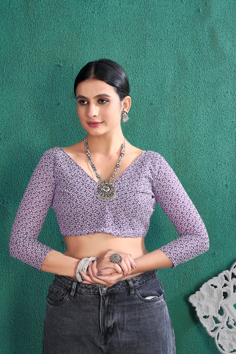 Ready To Wear Handicraft Women's Ikat Pure soft Cotton Saree With Blouse Piece