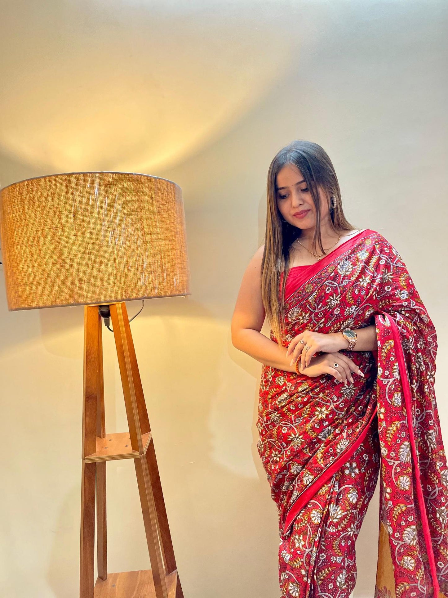 PURE SOFT COTTON PRINTED SAREE