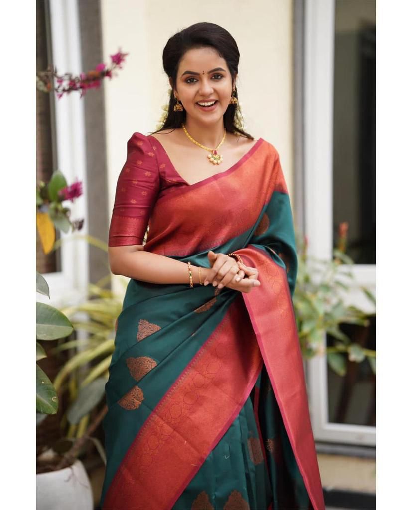FIROZI Banarasi zari woven Silk Saree