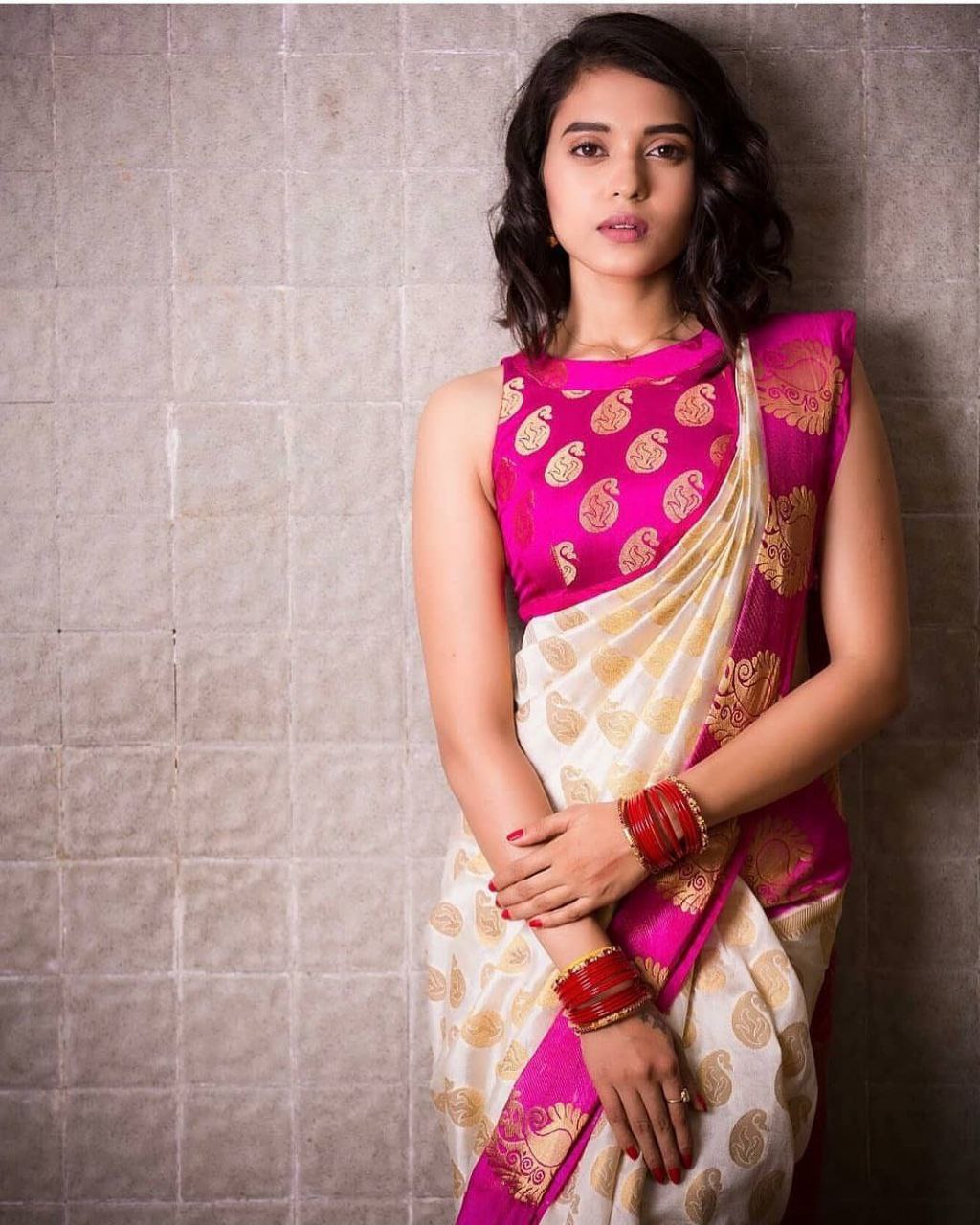 Banarasi zari woven SOFT LICHI SILK SAREE