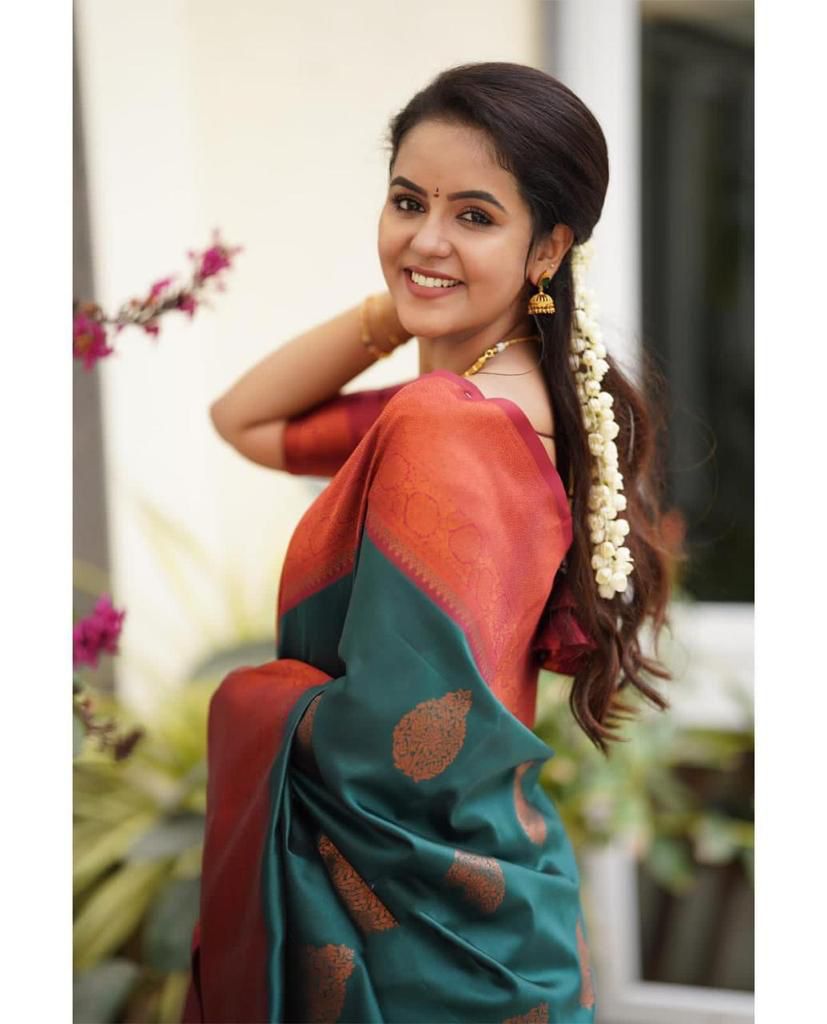 FIROZI Banarasi zari woven Silk Saree