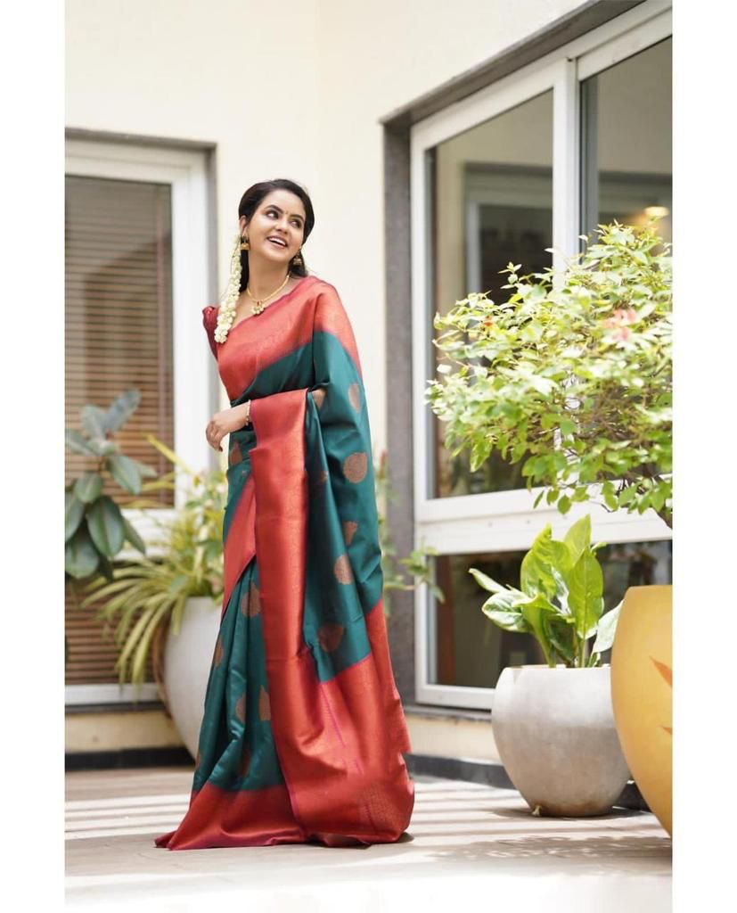 FIROZI Banarasi zari woven Silk Saree