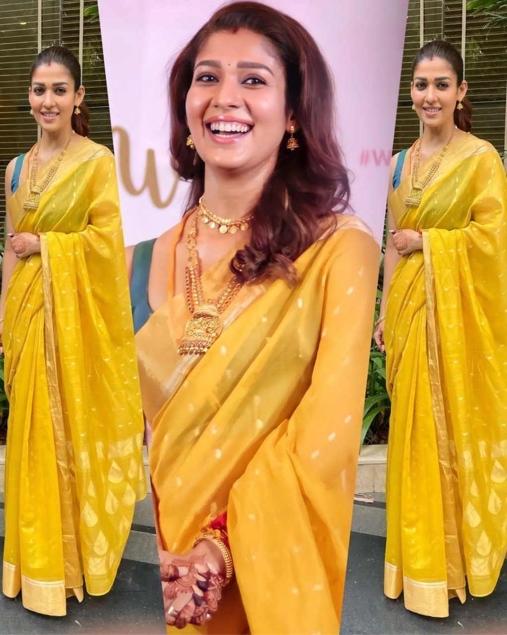 YELLOW Banarasi zari woven SILK SAREE