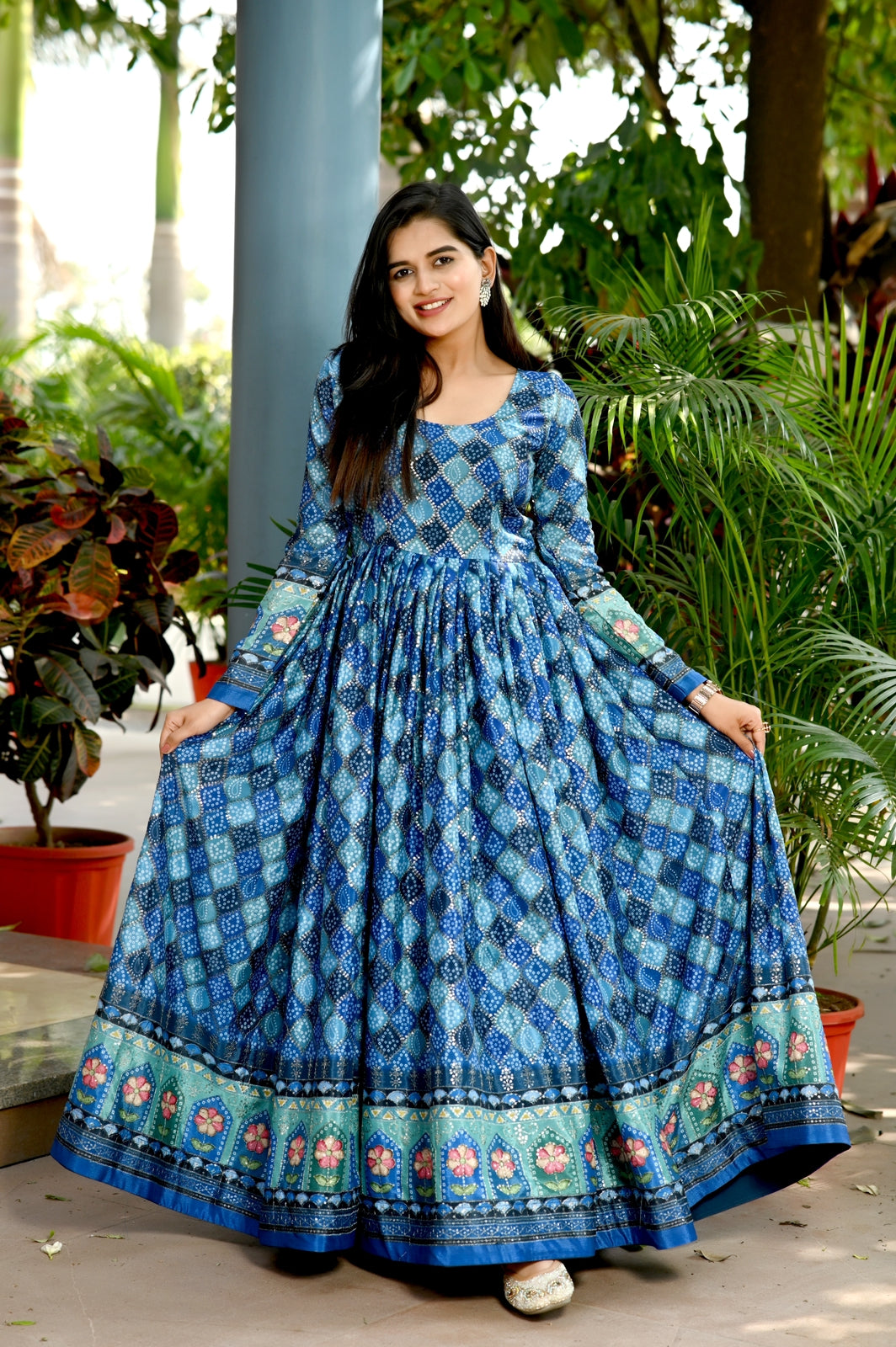 PREMIUM DESIGNER READYMADE GOWN COLLECTIONS Blue