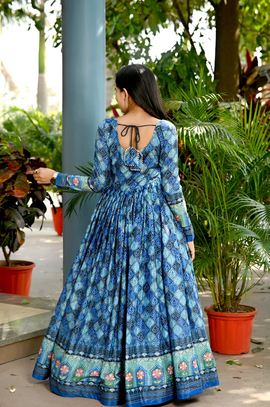 PREMIUM DESIGNER READYMADE GOWN COLLECTIONS Blue