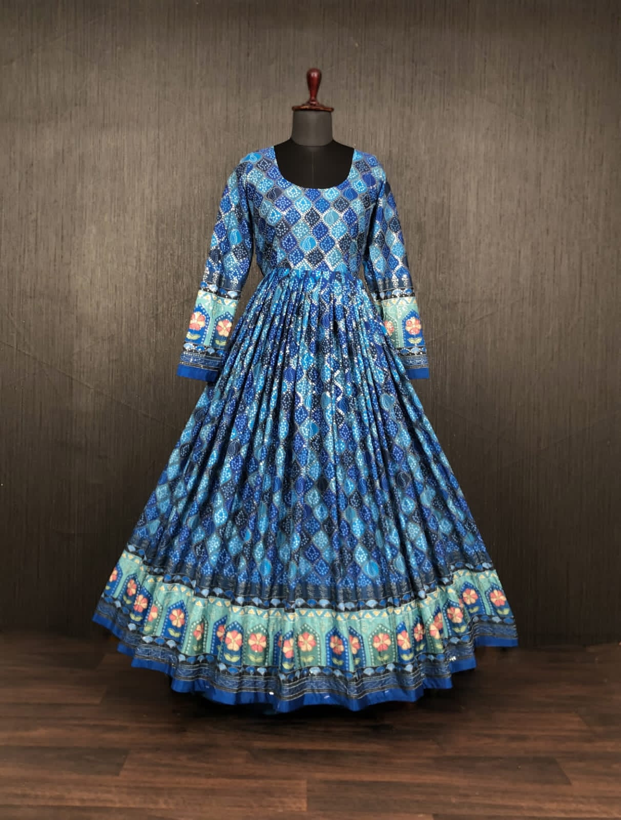 PREMIUM DESIGNER READYMADE GOWN COLLECTIONS Blue